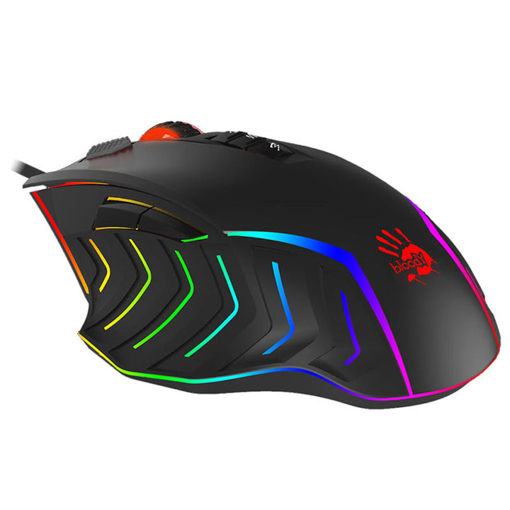 A4TECH Bloody - Gaming muis met USB - 8000 DPI - metalen glijders - J95 RGB Pixart (Geactiveerd)