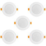 Maclean - Set van 5 stuks Led-paneel - SLIM inbouw - 9W, - Neutraal Wit 4000K - 120*26mm - 900lm - MCE371 R