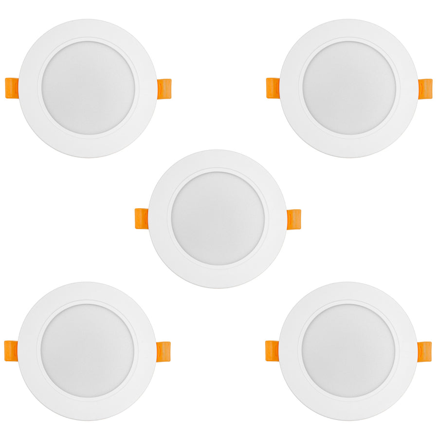 Maclean - Set van 5 stuks Led-paneel - SLIM inbouw - 9W, - Neutraal Wit 4000K - 120*26mm - 900lm - MCE371 R