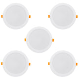 Maclean - Set van 5 stuks Led-paneel - SLIM inbouw - 18W - Neutraal Wit 4000K - 170*26mm - 1900 lm, MCE372 R