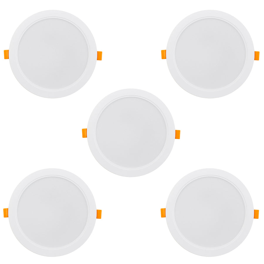 Maclean - Set van 5 stuks Led-paneel - SLIM inbouw - 18W - Neutraal Wit 4000K - 170*26mm - 1900 lm, MCE372 R