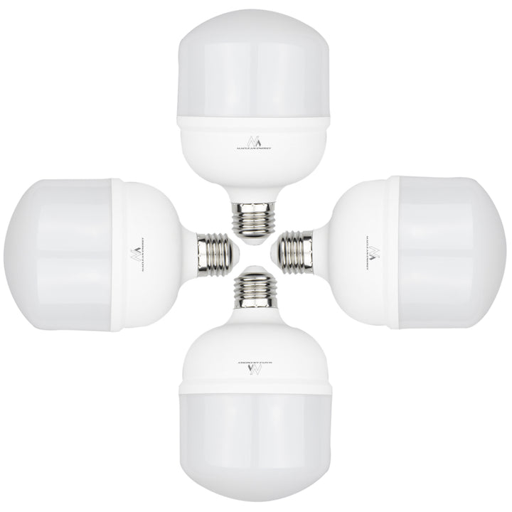 Maclean - Set van 4 stuks LED-lamp gloeilamp E27 - Neutraal Wit - 38W / 3990 Lumen