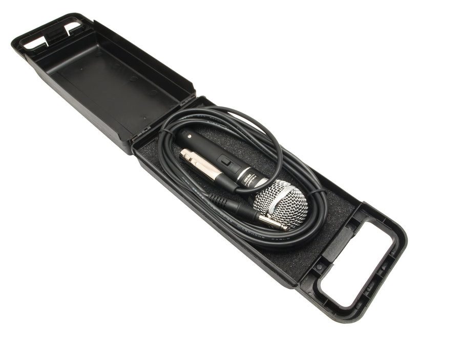 Dynamische microfoon Rebel DM-604 + koffer, kabel XLR - Jack 6,3 mm
