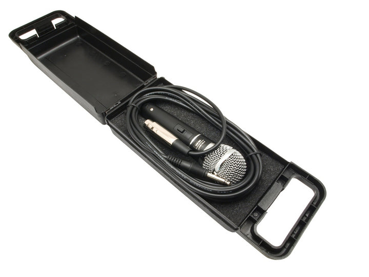 Dynamische microfoon Rebel DM-604 + koffer, kabel XLR - Jack 6,3 mm